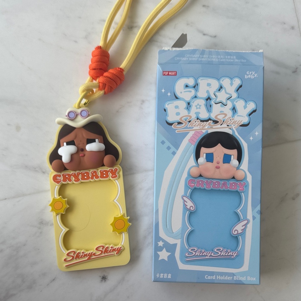 Pop mart labubu Shiny Shiny series cowboy, Card Holder, luggage tag